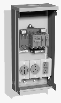 pedestal breaker panel